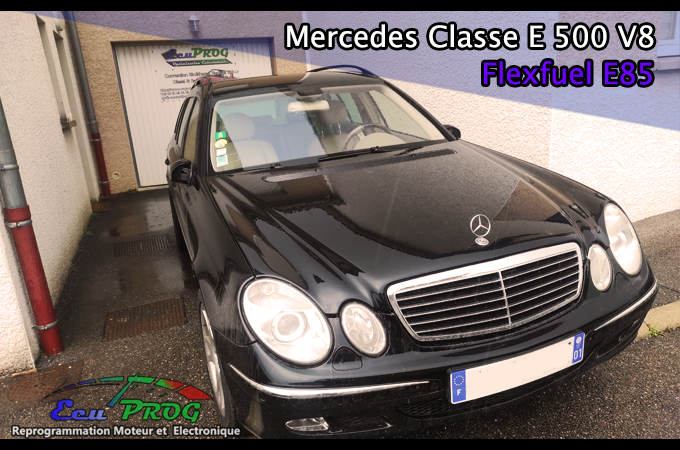 Mercedes Classe E500 V8 Flexfuel Ethanol E85