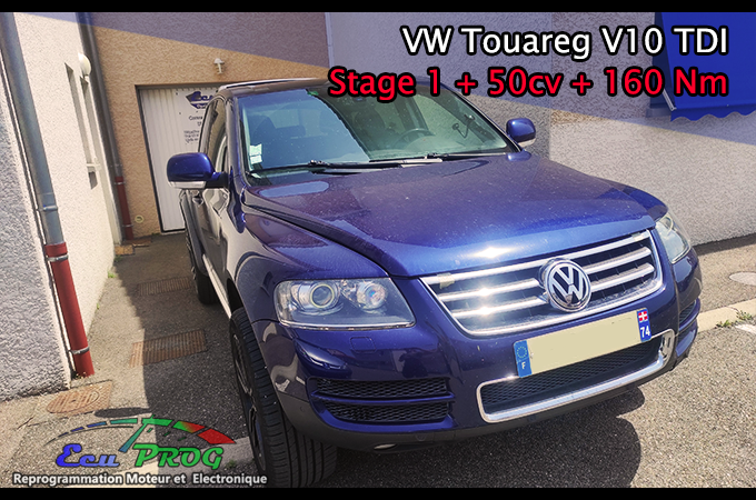 Volkswagen Touareg V10 TDI Stage 1 360cv-880nm