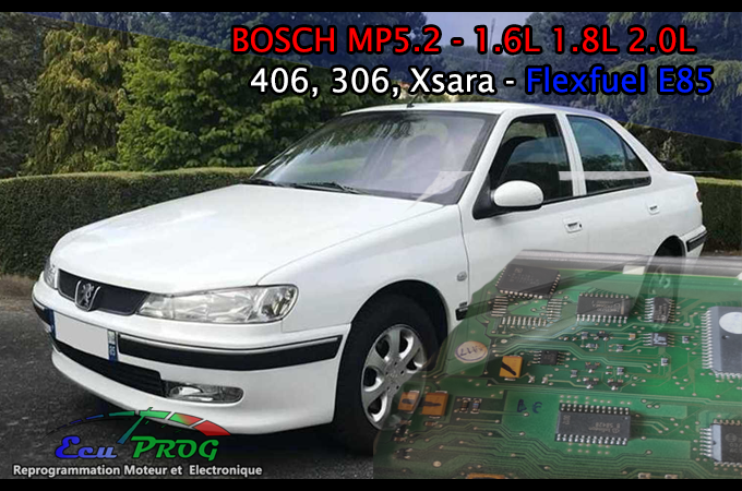 Conversion Ethanol E85 306 , Xsara, Saxo BOSCH MP5.2