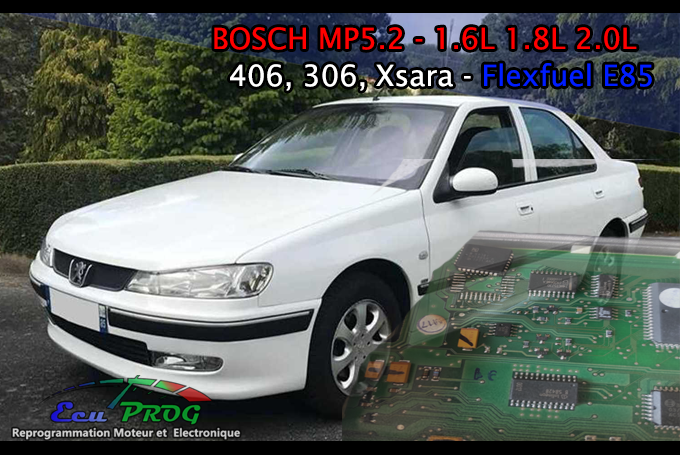 Conversion Ethanol E85 306 , Xsara, Saxo BOSCH MP5.2