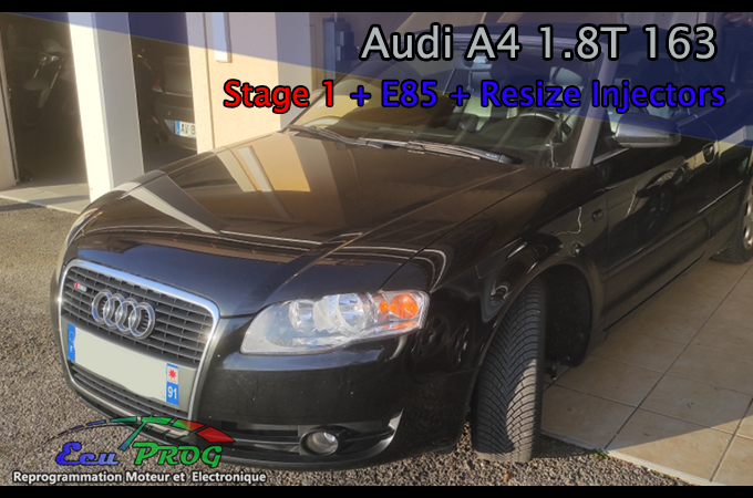 Audi A4 1.8T 163cv@204cv Stage 1 + E85