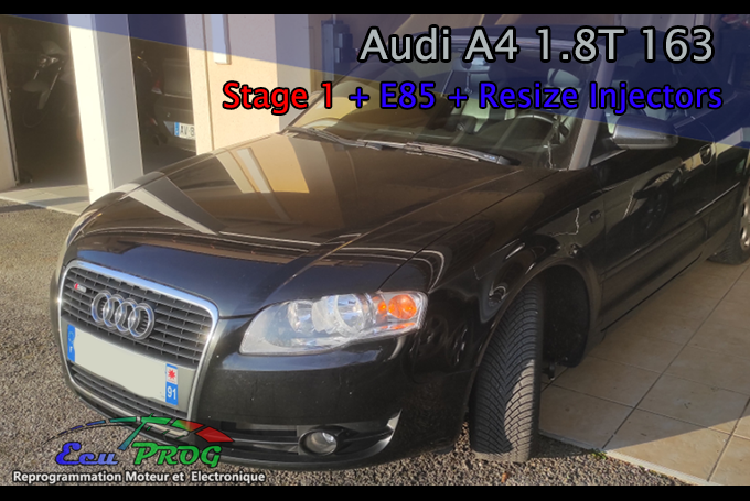 Audi A4 1.8T 163cv@204cv Stage 1 + E85